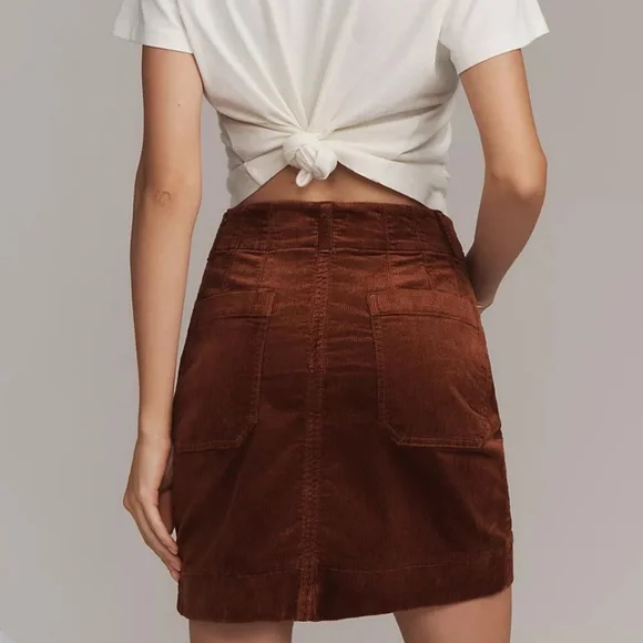 The Colette Corduroy Mini Skirt by Maeve - Picture 4 of 8